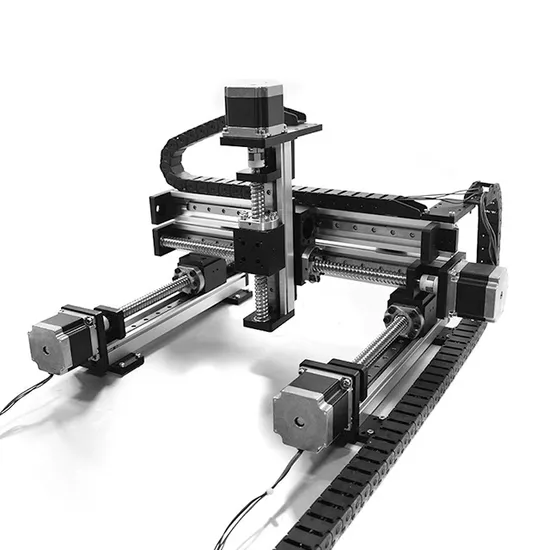 High Precision XYZ 3 Axis Ball Screw Linear Guide Rail Slider Table Cartesian Robot System Linear Stage Module for CNC Dispensing and Laser Cutting